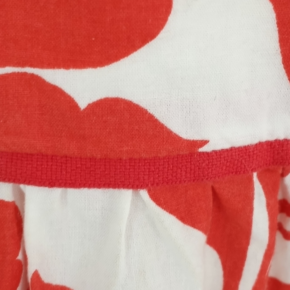 Zara Strapless Red and White Floral Sundress - Picture 4 of 9
